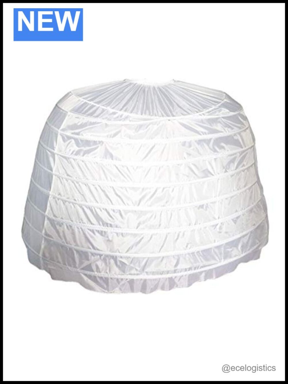 Victorian Rococo Pannier Elliptical Hoop Skirt Plus Size Steel